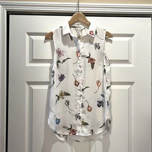 H&M Sleeveless Floral Blouse